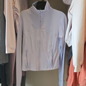 lululemon Define Jacket Nulu Cropped Serene Blue